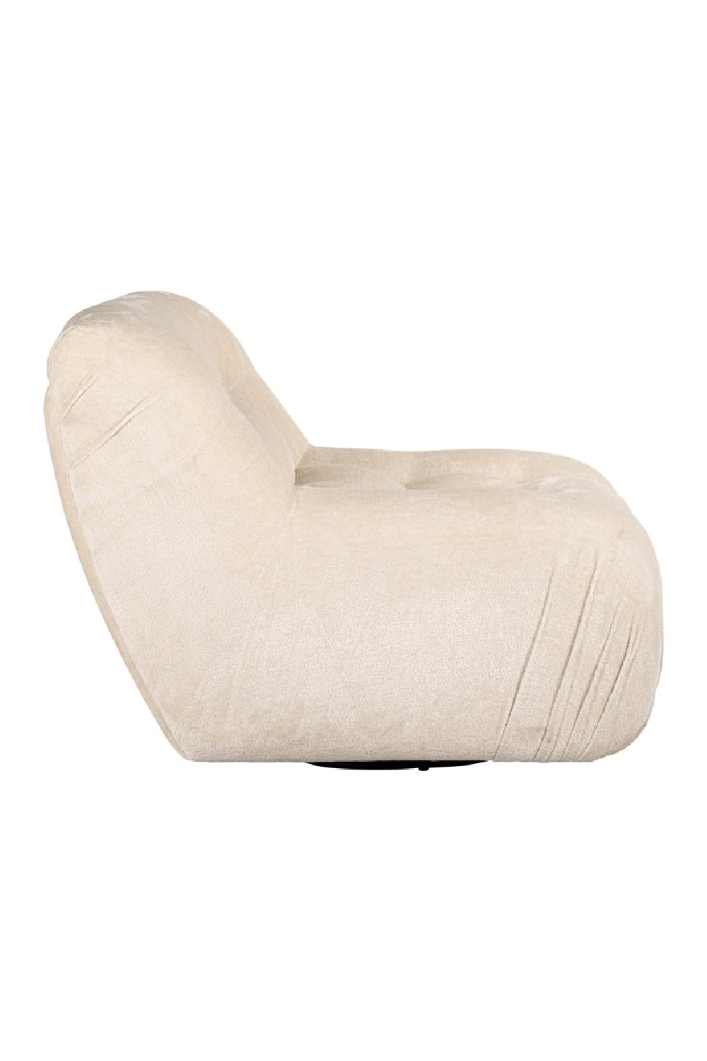 Chenille Swivel Easy Chair | OROA Rosy | Oroa.com