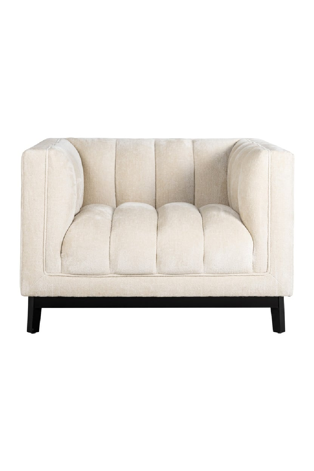 White Chenille Easy Chair | Richmond Interiors Beaudy | Oroa.com