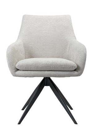 Cream Swivel Armchair | Richmond Interiors Lisonne | Oroa.com
