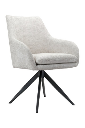 Cream Swivel Armchair | Richmond Interiors Lisonne | Oroa.com
