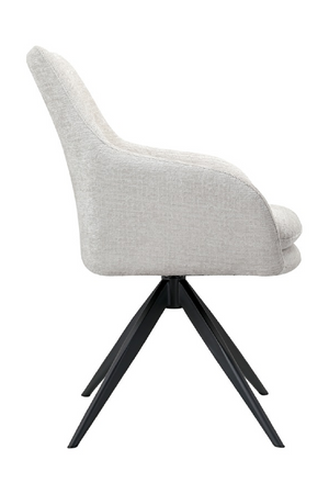 Cream Swivel Armchair | Richmond Interiors Lisonne | Oroa.com