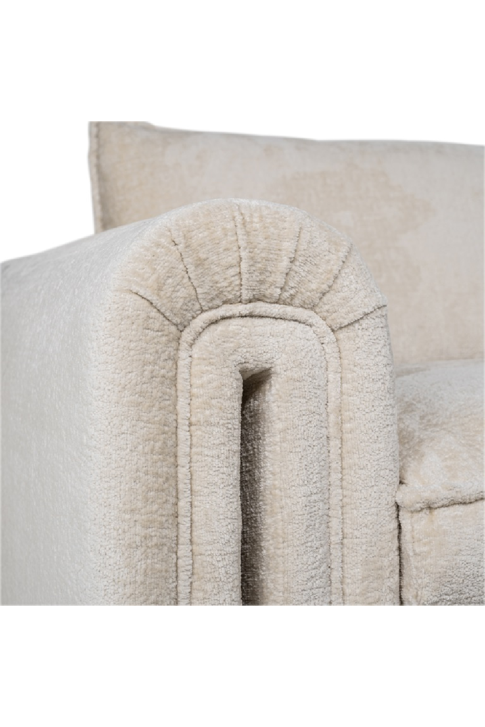 White Chenille Modern Sofa | Richmond Interiors Sandro | Oroa.com