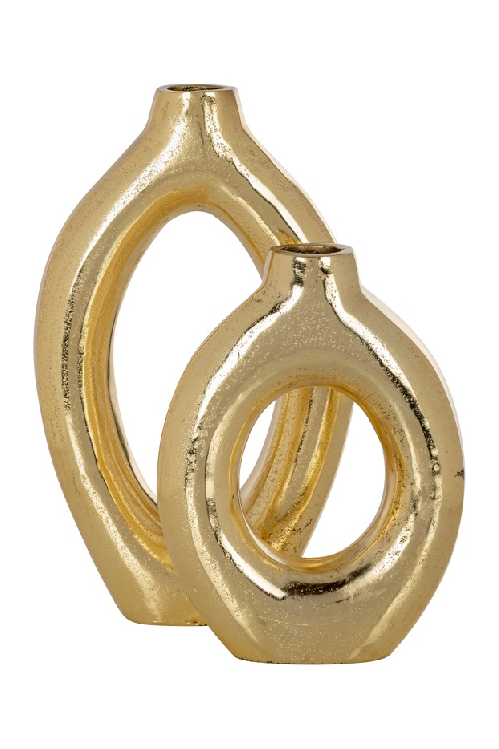 Gold Holed Modern Vase | OROA Caylie | Oroa.com