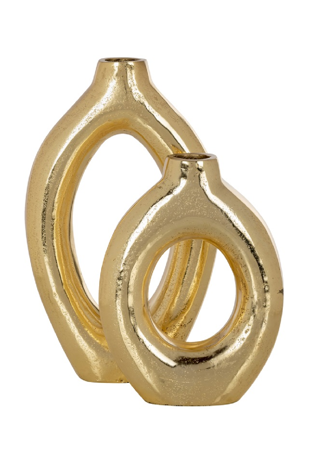 Gold Holed Modern Vase | OROA Caylie | Oroa.com