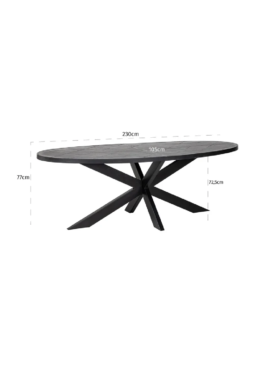 Oval Stone Dining Table | OROA Scotch | Oroa.com