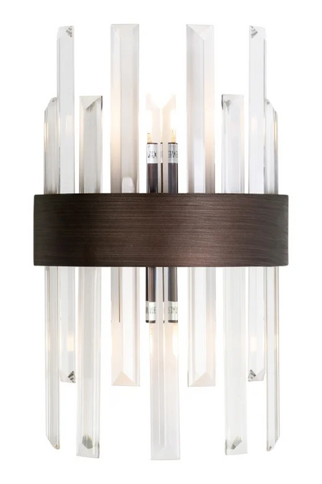 Glass Crystal Wall Lamp | Richmond Interiors Avan | Oroa.com