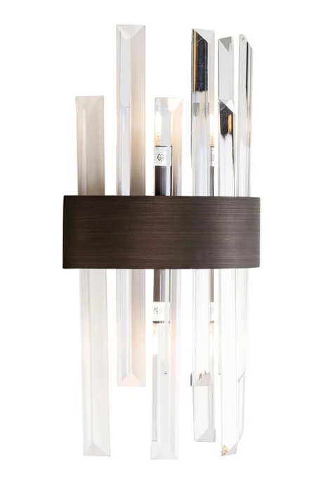 Glass Crystal Wall Lamp | Richmond Interiors Avan | Oroa.com