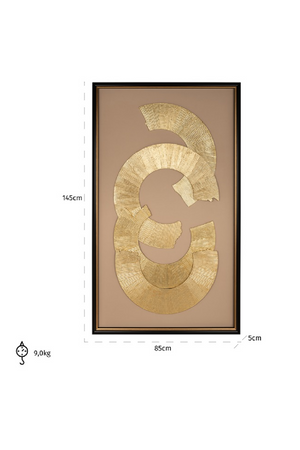 Gold Modern Wall Art | Richmond Interiors Eden | Oroa.com
