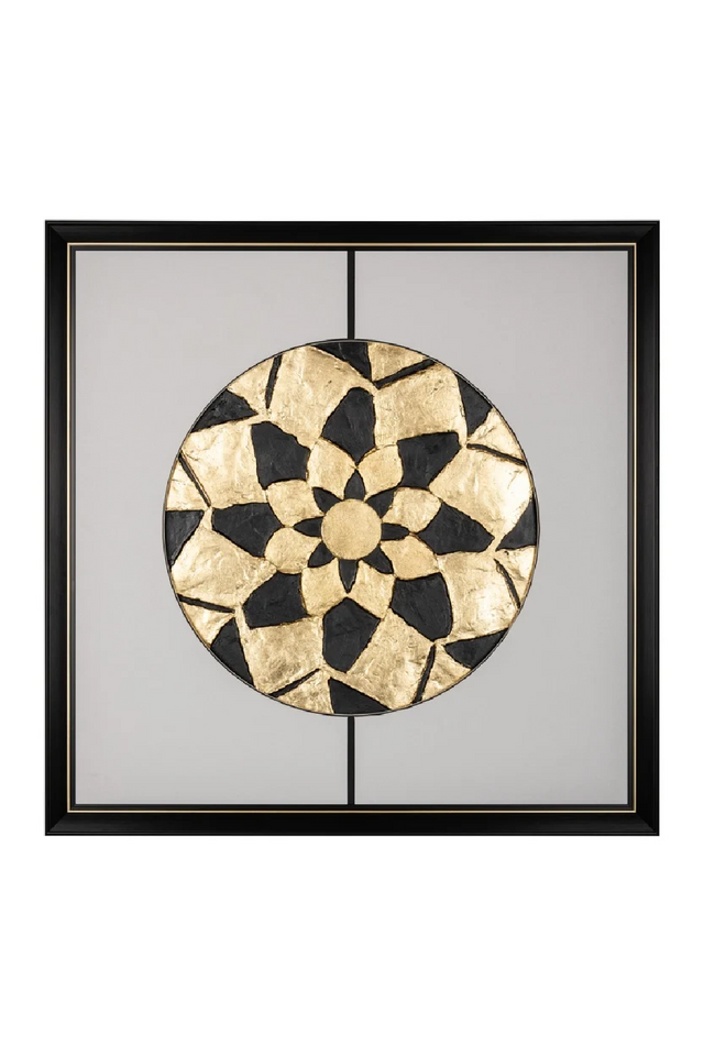 Gold & Black Wall Art | Richmond Interiors Sun | Oroa.com
