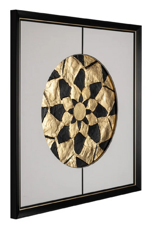 Gold & Black Wall Art | Richmond Interiors Sun | Oroa.com