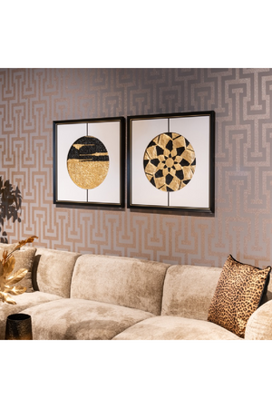 Gold & Black Wall Art | Richmond Interiors Sun | Oroa.com