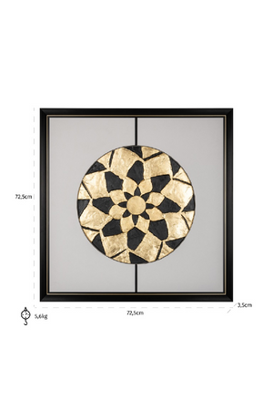 Gold & Black Wall Art | Richmond Interiors Sun | Oroa.com