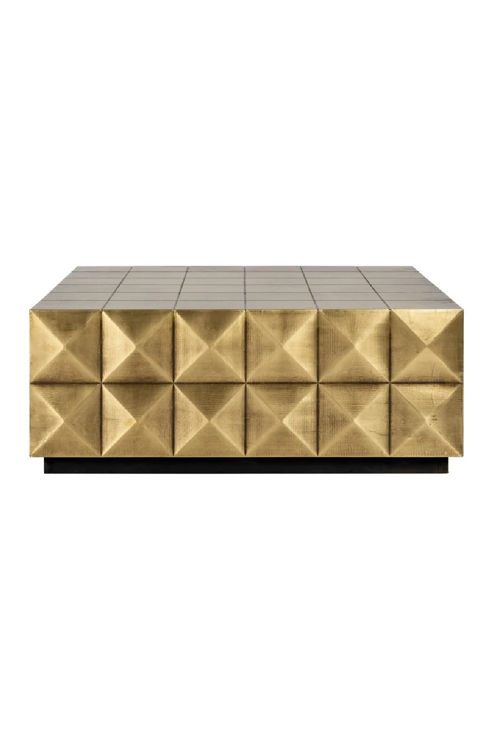 Gold Faceted Coffee Table | Richmond Interiors Collada | Oroa.com