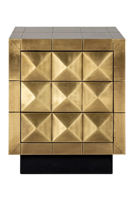 Gold Faceted Cabinet | Richmond Interiors Collada | Oroa.com