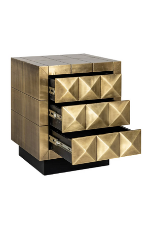 Gold Faceted Cabinet | Richmond Interiors Collada | Oroa.com