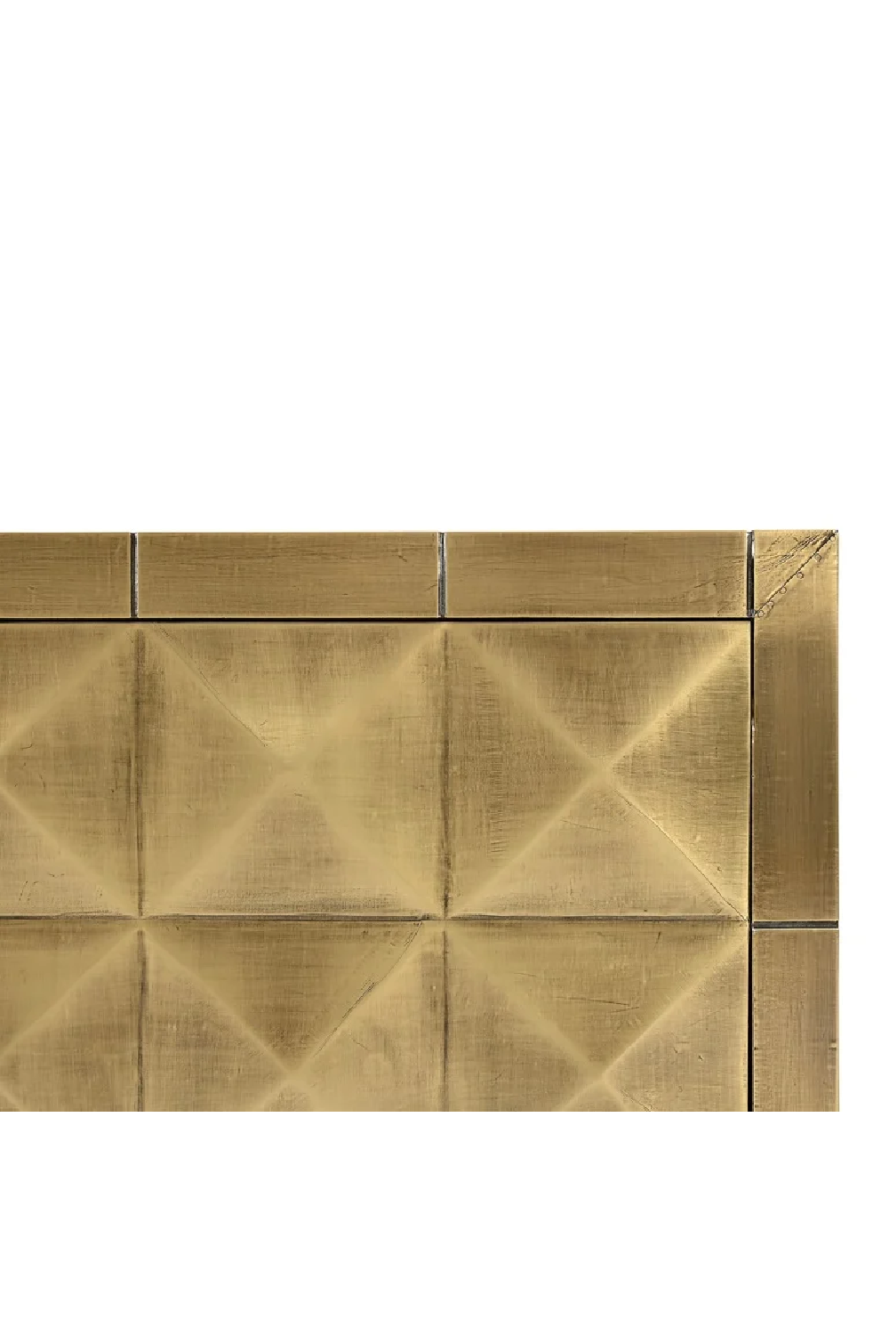 Gold Faceted TV Unit | Richmond Interiors Collada | Oroa.com