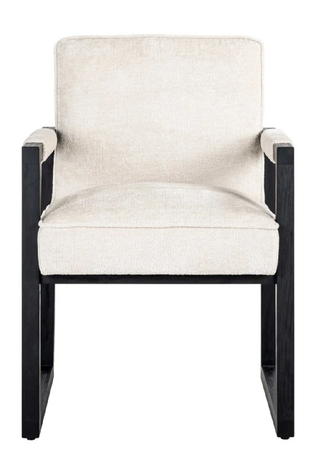 White Chenille Dining Chair | Richmond Interiors Beck | Oroa.com