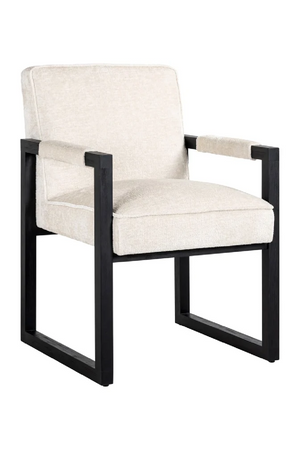 White Chenille Dining Chair | Richmond Interiors Beck | Oroa.com