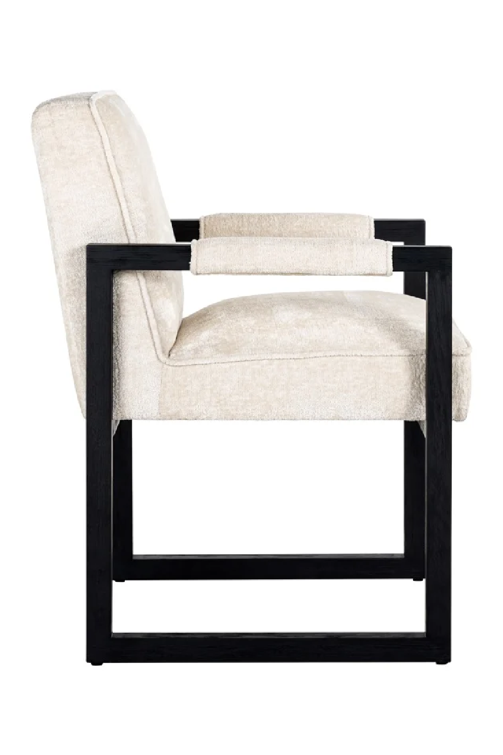 White Chenille Dining Chair | OROA Beck | Oroa.com