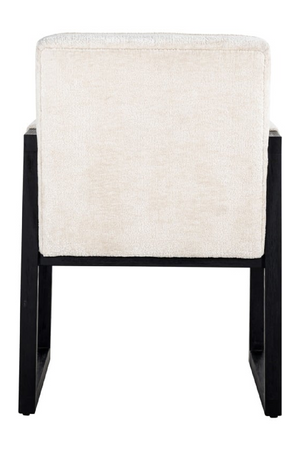 White Chenille Dining Chair | Richmond Interiors Beck | Oroa.com