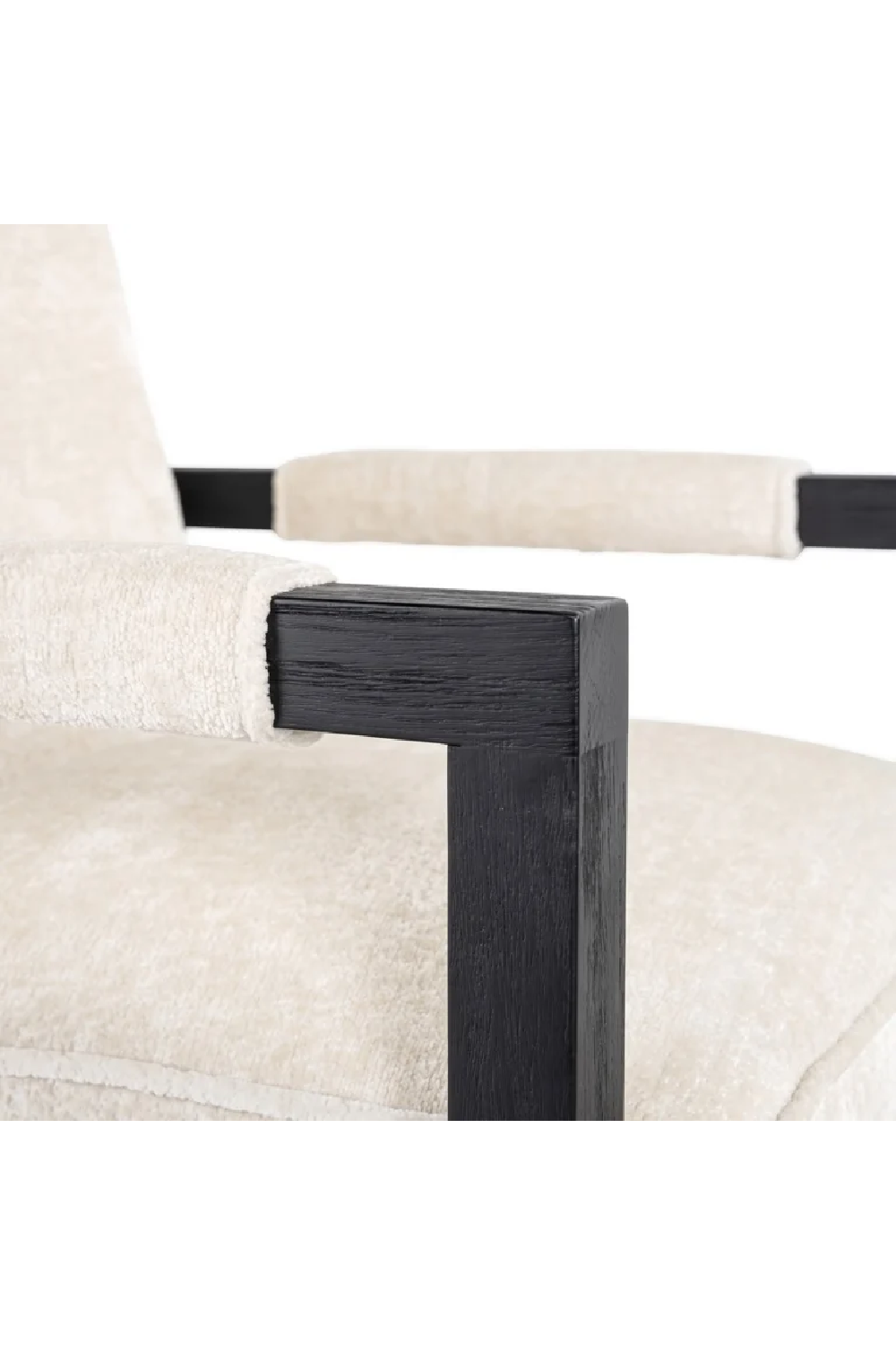White Chenille Dining Chair | Richmond Interiors Beck | Oroa.com