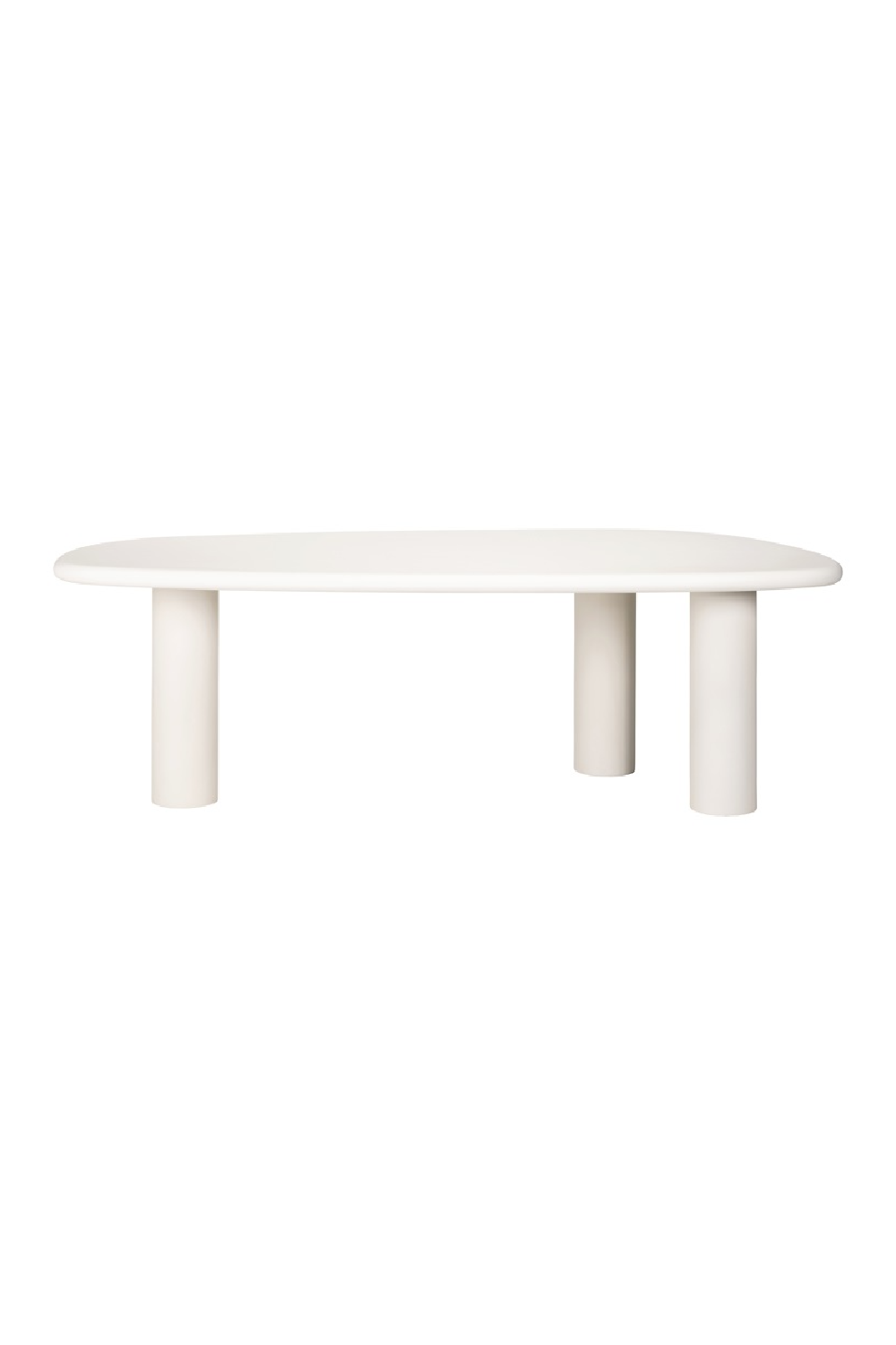 White Pebble-Shaped Dining Table | OROA Bloomstone | Oroa.com