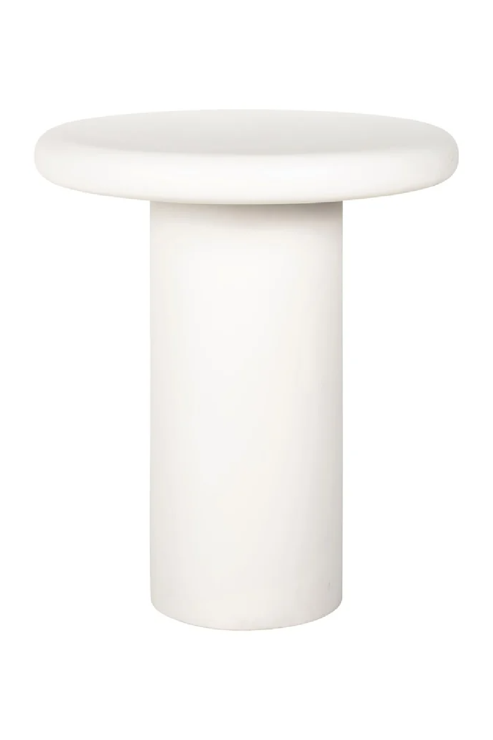 White Round Side Table | OROA Bloomstone | Oroa.com