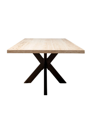 Rectangular Travertine Dining Table | Richmond Interiors Avalon | Oroa.com