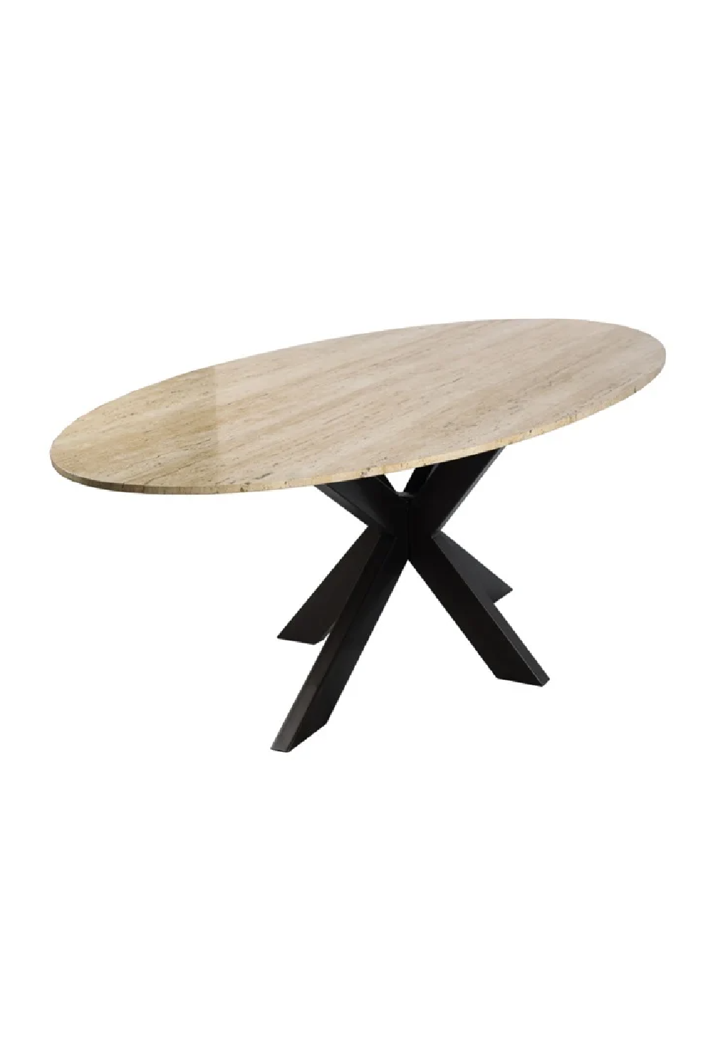 Oval Travertine Dining Table | Richmond Interiors Avalon | Oroa.com