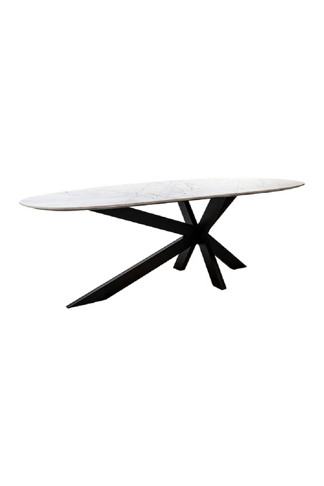 Marble Organic-Shaped Dining Table | Richmond Interiors Trocadero | Oroa.com