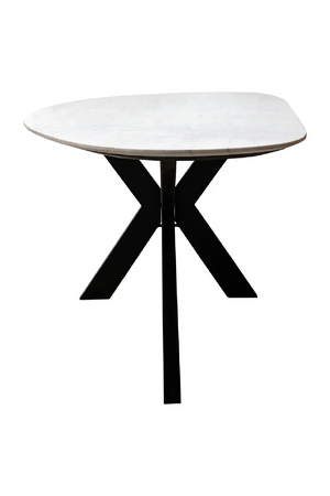 Marble Organic-Shaped Dining Table | Richmond Interiors Trocadero | Oroa.com