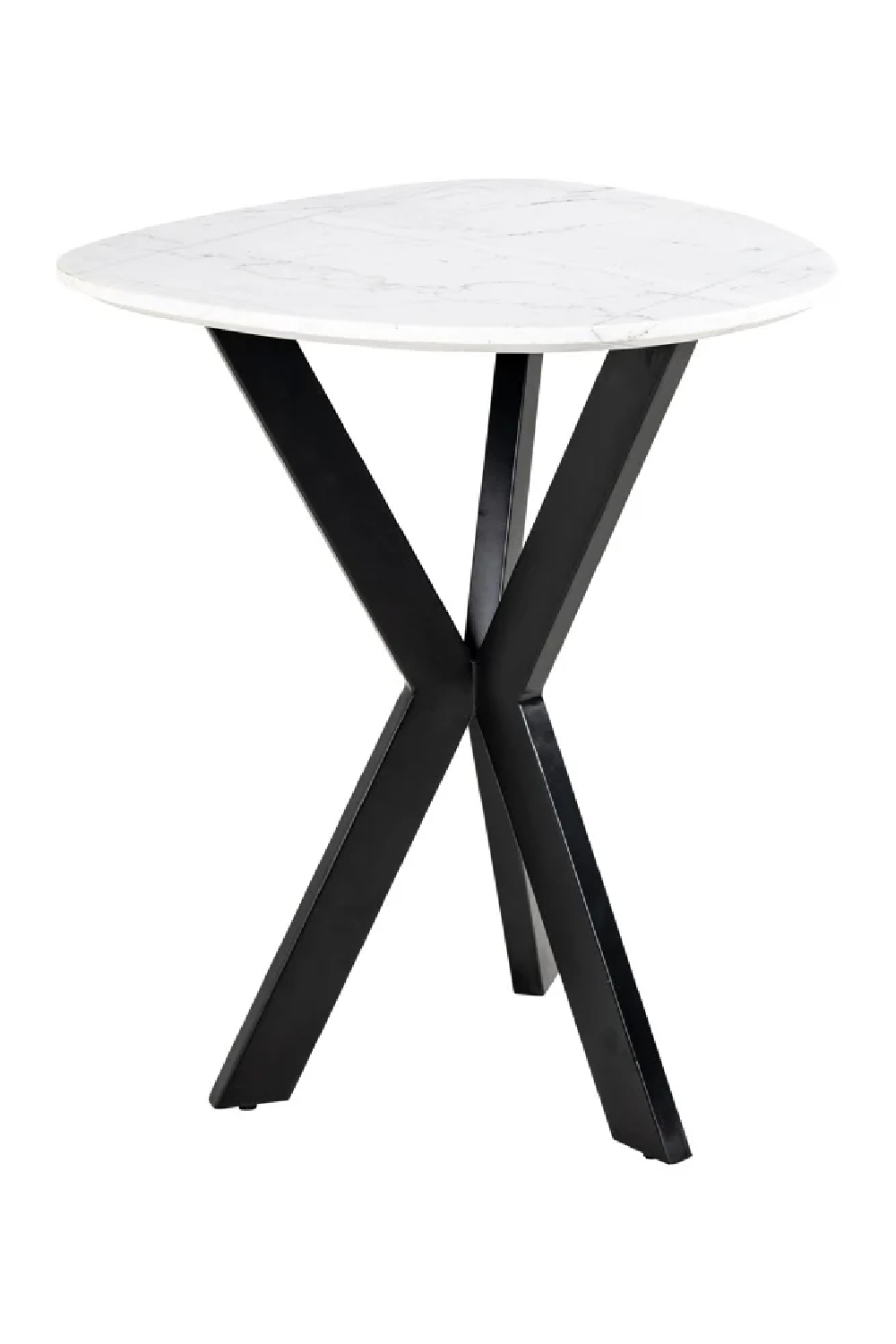 White Marble Side Table | Richmond Interiors Trocadero | Oroa.com