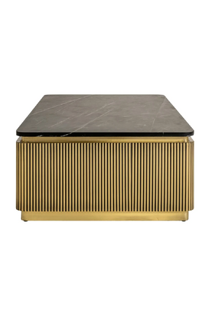 Gold Rectangular Coffee Table | Richmond Interiors Ironville | Oroa.com