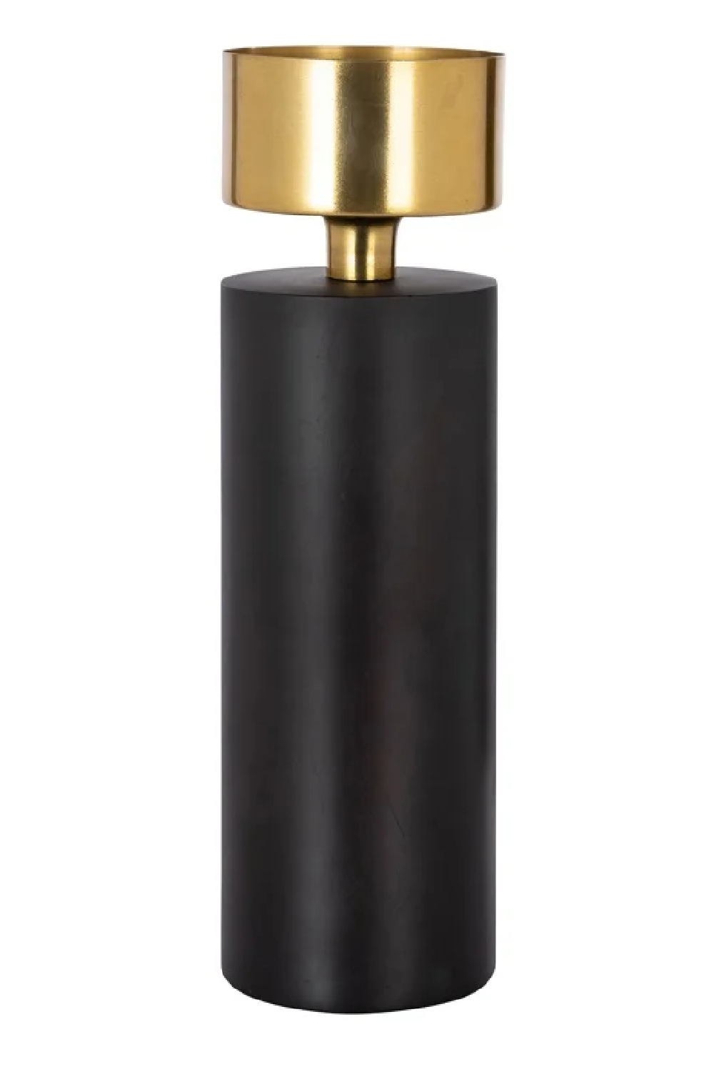Black Cylindrical Candle Holder | OROA Tess | Oroa.com