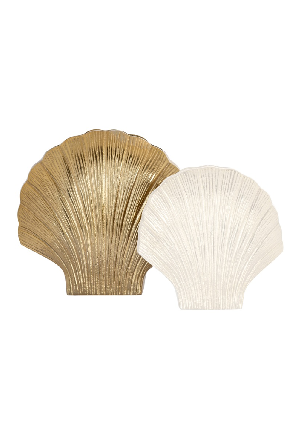 Gold Seashell Vase L | Richmond Interiors Noé | Oroa.com