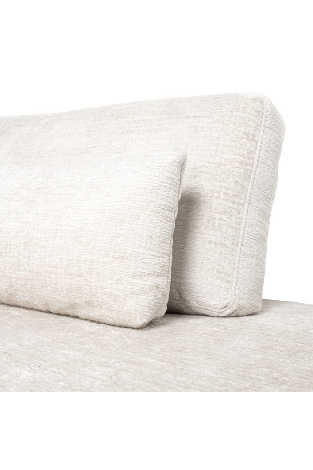 Cream 3-Seater Sofa with Ottoman | OROA Lund | Oroa.com