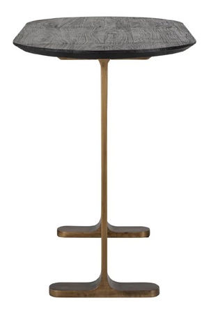 Oval Mango Wood Bar Table | Richmond Interiors Revelin | Oroa.com