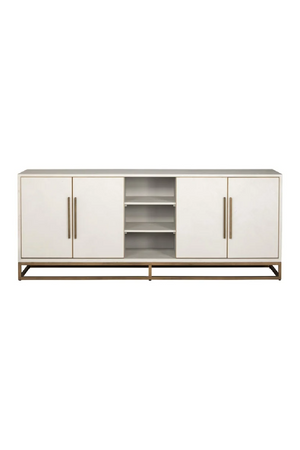 Oak 4-Door Sideboard | Richmond Interiors Whitebone | Oroa.com
