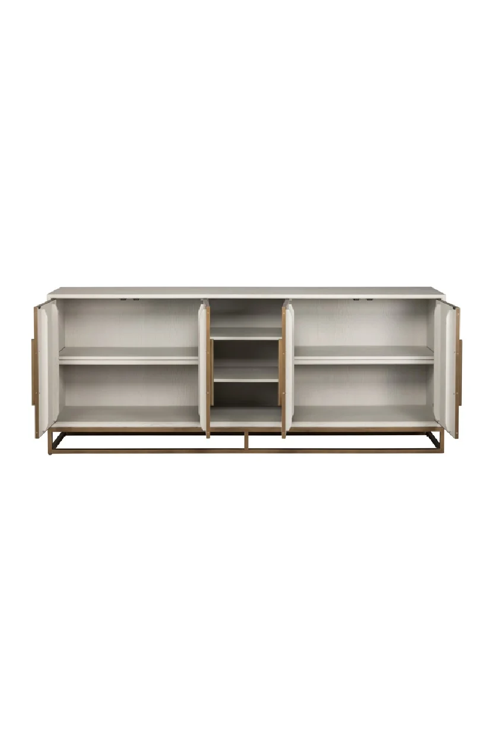 Oak 4-Door Sideboard | Richmond Interiors Whitebone | Oroa.com