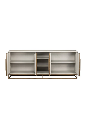 Oak 4-Door Sideboard | Richmond Interiors Whitebone | Oroa.com
