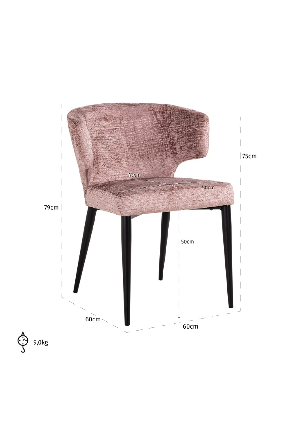 Modern Wingback Dining Chair | OROA Taylor | Oroa.com