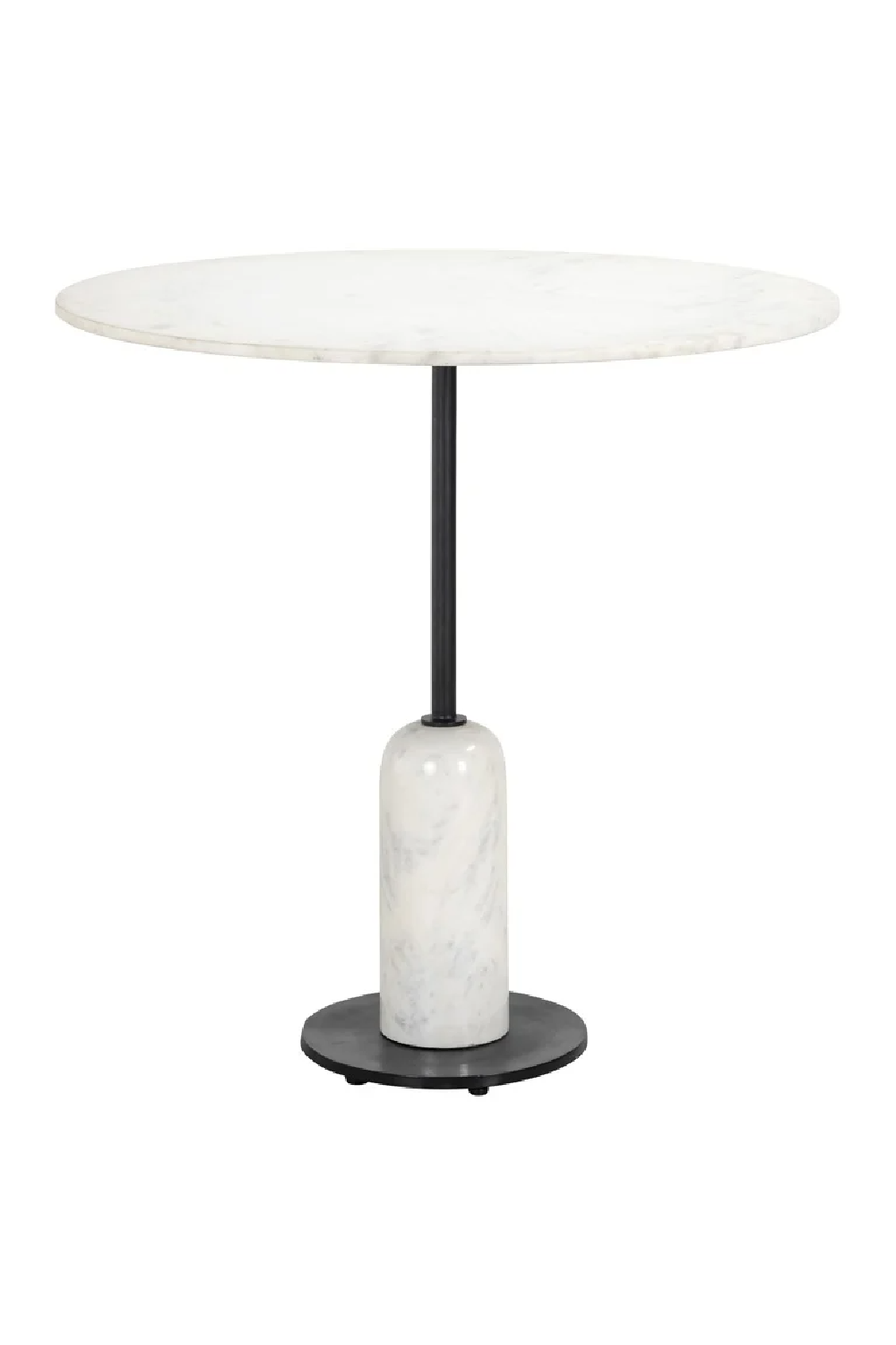 White Marble Pedestal Dining Table | OROA Jagger | Oroa.com