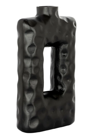 Black Aluminium Rustic Vase | Richmond Interiors Alain | Oroa.com