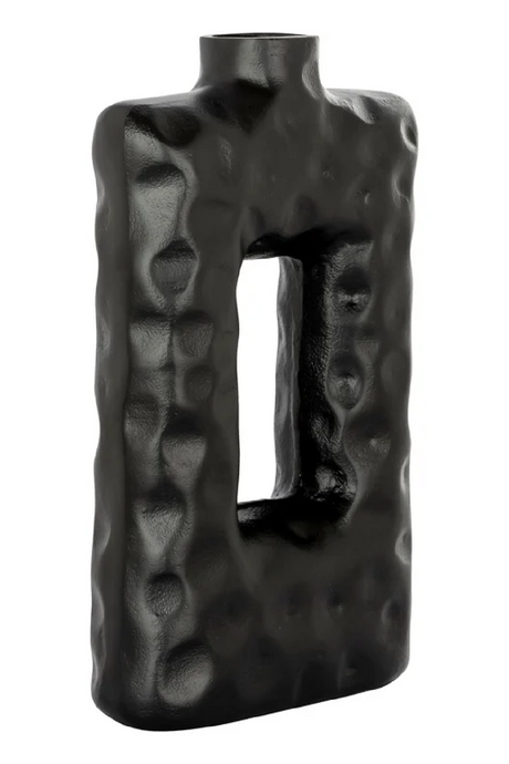 Black Aluminium Rustic Vase | Richmond Interiors Alain | Oroa.com
