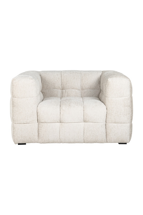 Cream Barrel Easy Chair | Richmond Interiors Merrol | Oroa.com