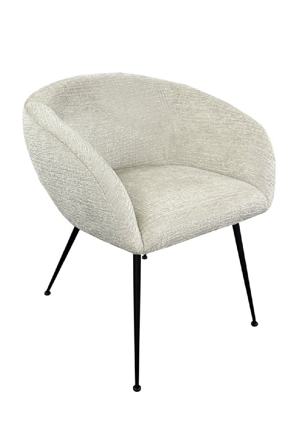 Cream Curved Dining Chair | OROA Ruby | Oroa.com