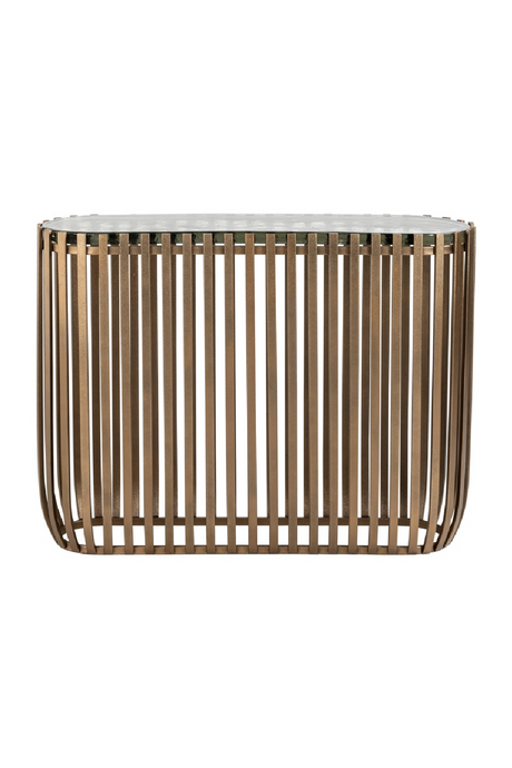 Glass Modern Console Table | Richmond Interiors Volante | Oroa.com