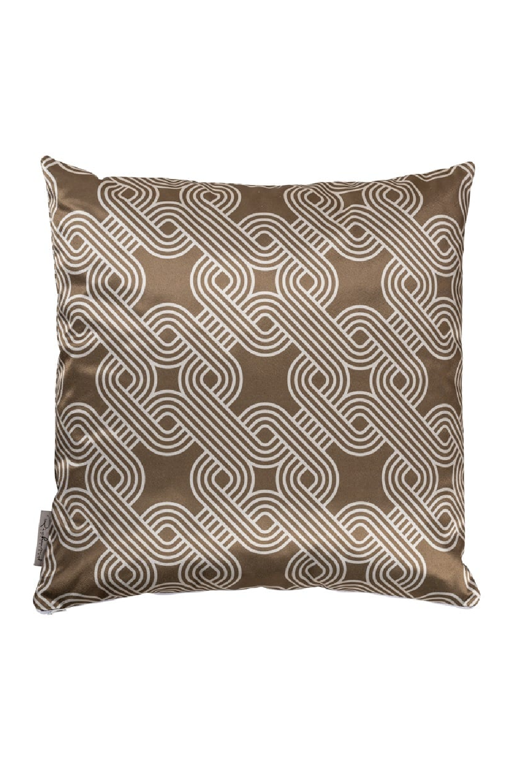 Brown Chain Patterned Pillow | OROA Marsha | Oroa.com
