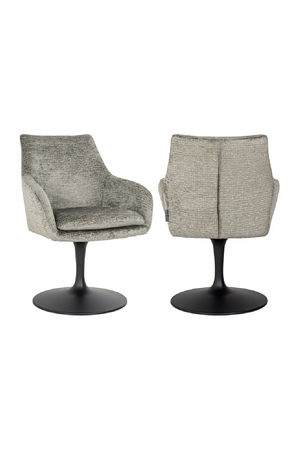 Pedestal Upholstered Swivel Chair | Richmond Interiors Marlon | Oroa.com