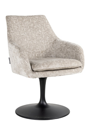 Pedestal Upholstered Swivel Chair | Richmond Interiors Marlon | Oroa.com